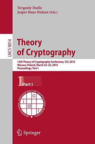 【预订】Theory of Cryptography