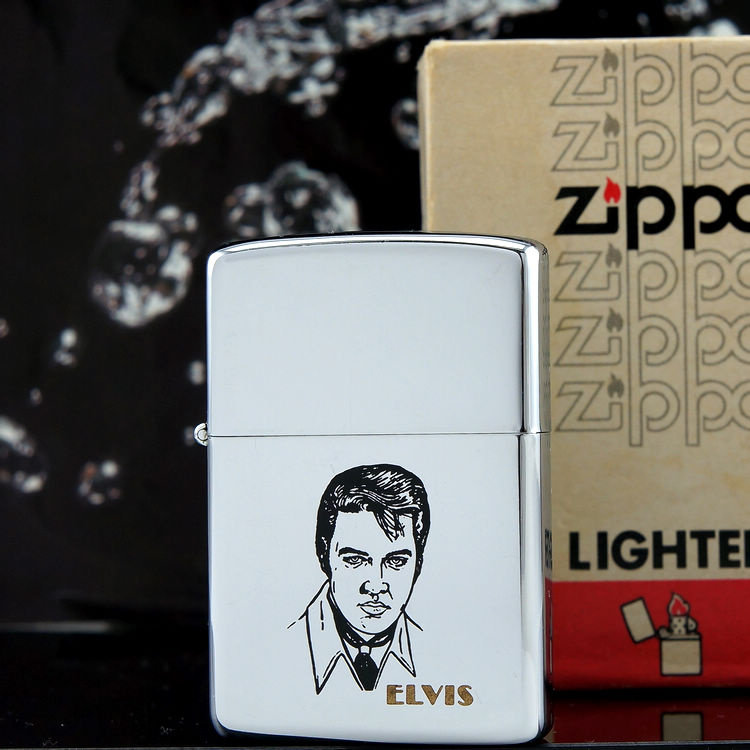原装正品zippo打火机 1981年超罕见猫王Elvis原型机 样机美国正版