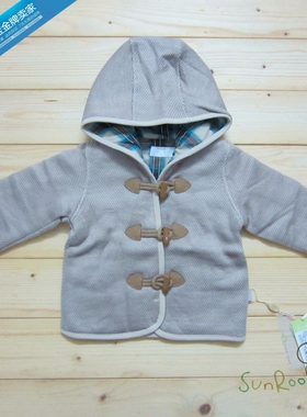 【三折】阳光鼠童装春秋装男童外套宝宝连帽夹层开衫外衣特价80码