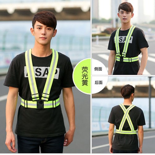 安全反光马甲骑行跑步运动背心