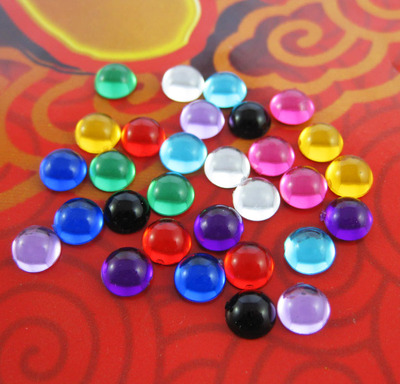 diy饰品配件特闪亚克力平底