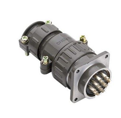 HAOGNCN航空插头插座P32K12Q连接器接插件12芯圆形10A