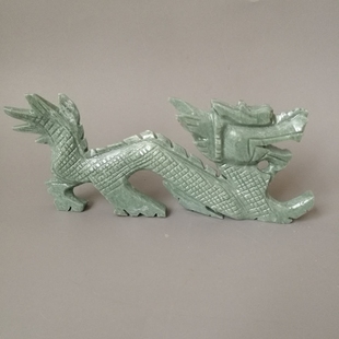 玉龙玉石龙青龙风水摆件 镇宅 吸财防小人旺贵人可埋坟地