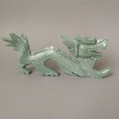 玉龙玉石龙青龙风水摆件 镇宅 吸财防小人旺贵人可埋坟地