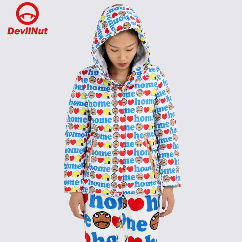 DEVIL NUT 潮牌 恶魔  情侣 女式 羽绒服  FAMILY  AFV