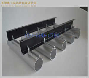 铝圆通子弹头桃园铝方通吊顶铝格栅U形槽方通厂家直销可定制