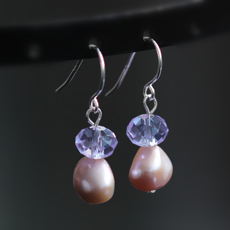 耳环异形天然淡水珍珠