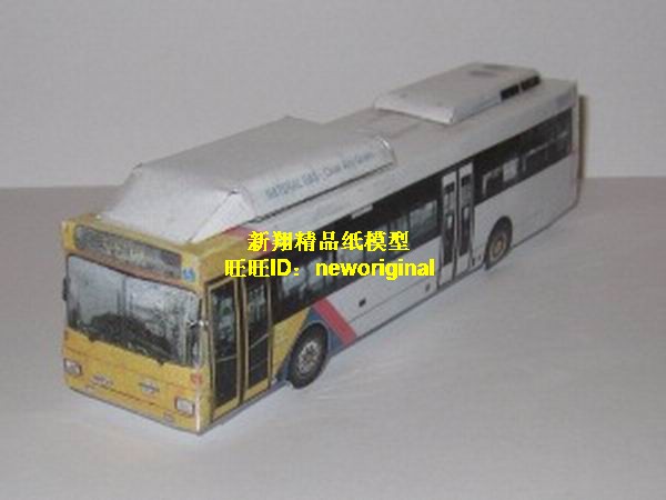 欧洲 法国 里昂 巴士 公交车 旅游车 旅游巴士旅行车客车汽车模型