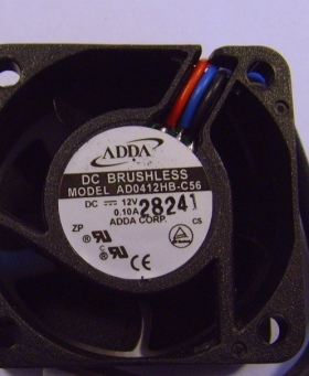 原装台湾协喜ADDA AD0412HB-C56 4020 12V 0.1A 三线测速风扇
