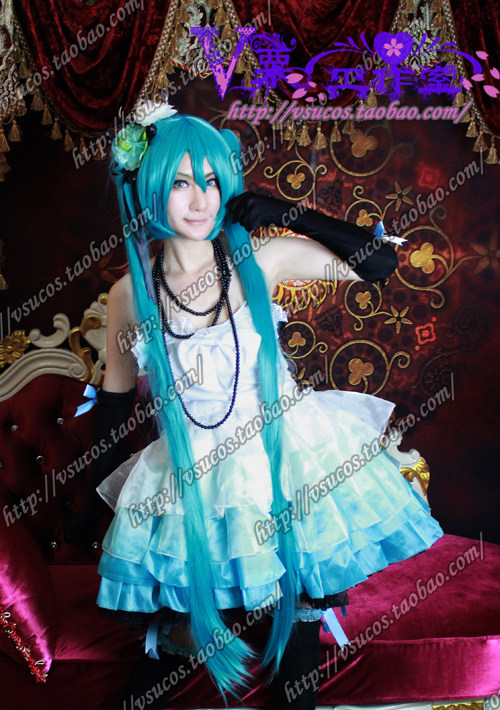 v Su cos/v Jiashan Camellia miku Hatsune Miku VOCALOID Customized comic cosplay clothingin the Play mode/Anime/Periphery/cos/Board games ,  Cosplay Apparel/Props/Service ,  Cosplay Women  category - from Buy2taobao.com to provide professional Taobao agent buy service