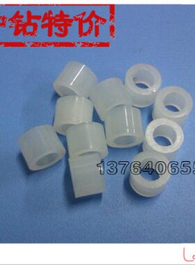 M5外径7 直通柱led 尼龙垫圈 圆形隔离柱 圆孔套管 塑料垫高柱/片