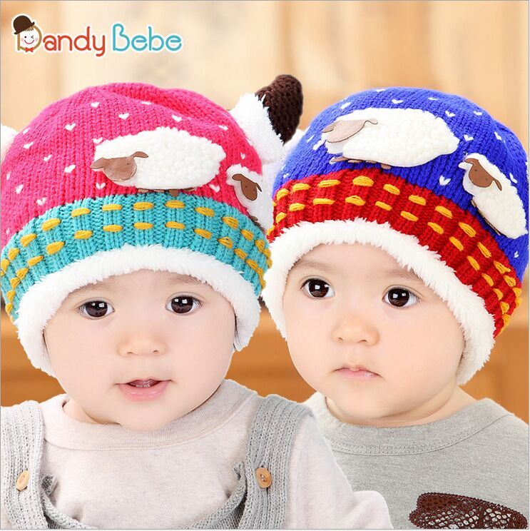 韩版冬季毛线加绒套头帽