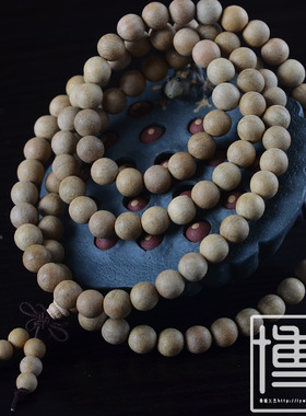 越南沉香木情侣男女款文玩佛珠