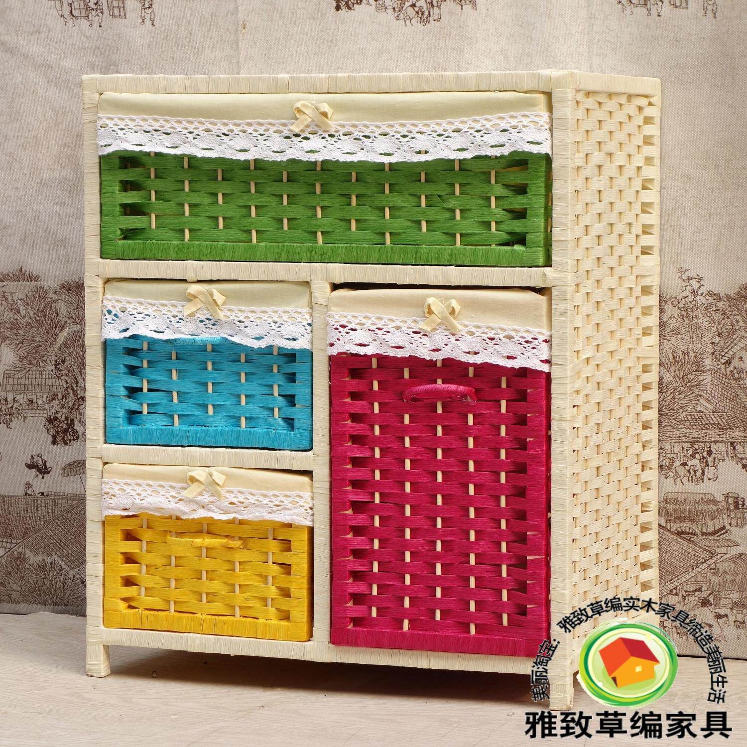 包邮彩色宝宝大号儿童组合储物柜