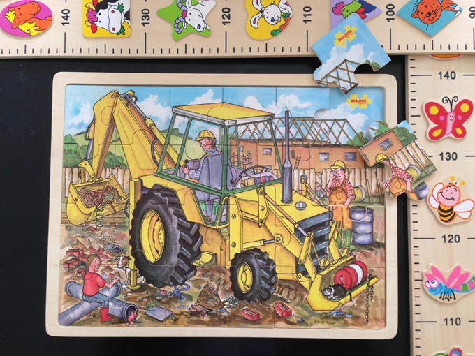 doli出口24片大尺寸拼图智力玩具