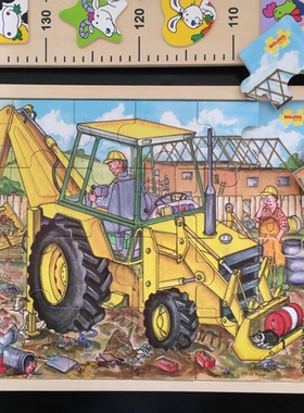 DOLI 出口   智力玩具24片大尺寸拼图