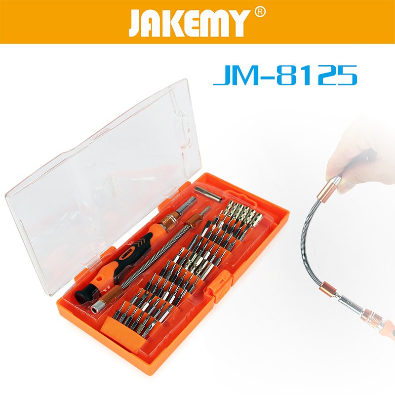 JM-8125/8126苹果手机维修工具手动螺丝刀58合一多功能螺丝刀套