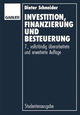 【预售】Investition, Finanzierung Und Besteuerung