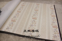 Tianli wallpaper, rose vertical stripes, country style, bedroom and living room, warm and romantic country style thumbnail 5