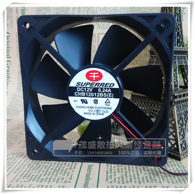 原装 千红 12025 12V 0.24A CHB12012BS12厘米CM机箱散热风扇