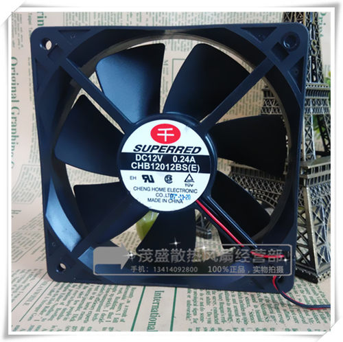 原装 千红 12025 12V 0.24A CHB12012BS12厘米CM机箱散热风扇