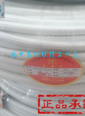 鹏申AGRP25.0平方 硅橡胶镀锡高温线 60245IECO3(YG)玻璃纤维编织