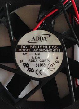 AD0824HB-D71全新原装台湾协喜8015直流DC24V双滚珠散热风扇