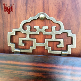 仿古家具纯铜配件古典铜锁纯铜画框匾额挂钩精华中式画钩画托装饰