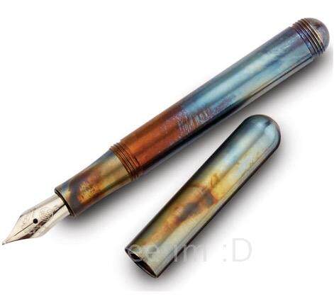 KAWECO Liliput 德国设计原产钢笔 Fireblue火焰蓝 全金属笔身
