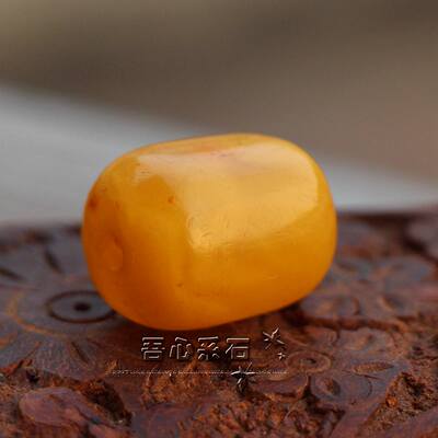 『系石』DIY饰品佛珠DIY材料天然原矿老蜜蜡桶珠13-2蜜蜡散珠包邮
