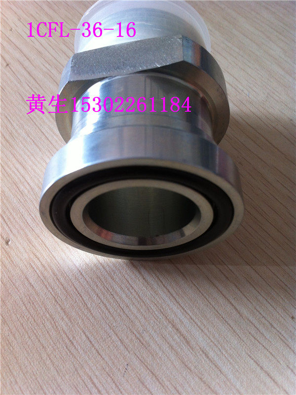 法兰接头 卡套式轻型法兰接头 卡套式公制螺纹法兰接头1cfl-36-16