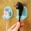 電源線插頭挂鈎 插頭支架粘鈎2個裝