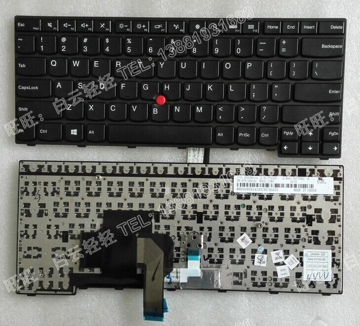 全新联想IBM Thinkpad E450 E455 E450C  W450 E460键盘 3C数码配件 笔记本零部件 原图主图