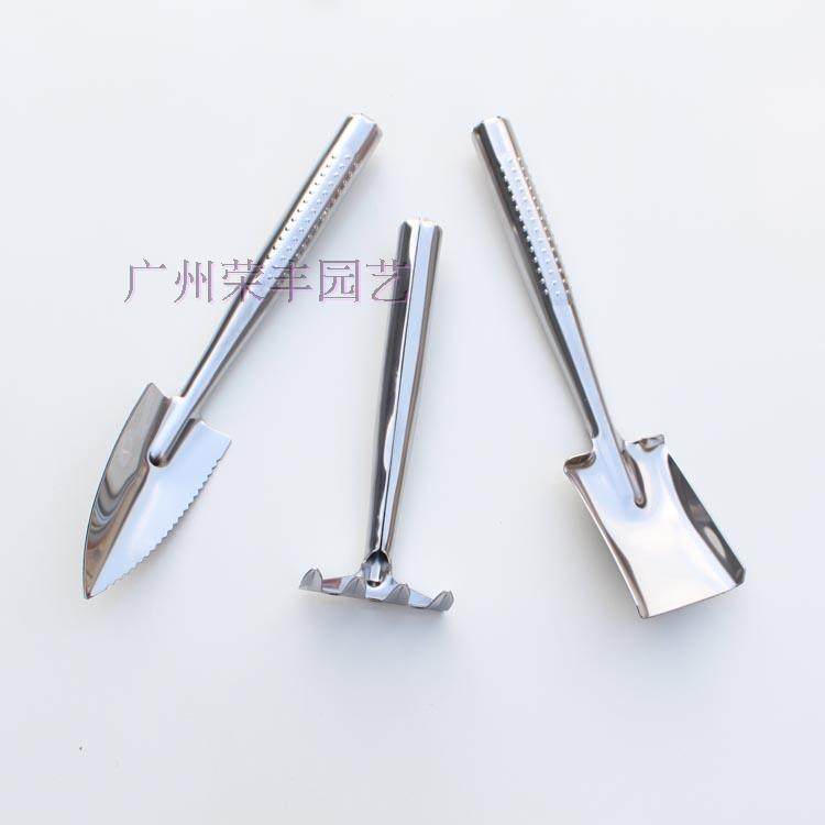 促销-台湾小巧匠-430#新款不锈钢-小耙铲三件套（多肉盆景专用）,鲜花速递/花卉仿真/绿植园艺,铲子,淘宝优惠券,粉丝福利购,淘宝优惠卷