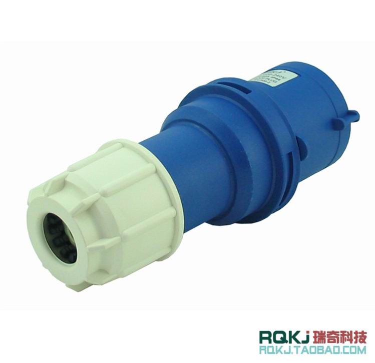 厂家直销RCN-023新型工业插头32A3孔2P+E