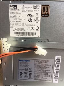 联想电源 康舒pce026 航嘉hk350-12pp fru：54y8934 联想10pin