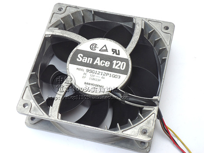三洋/SANYO 9SG1212P1G06 12038 12CM 12V 4A 大风量暴力风扇