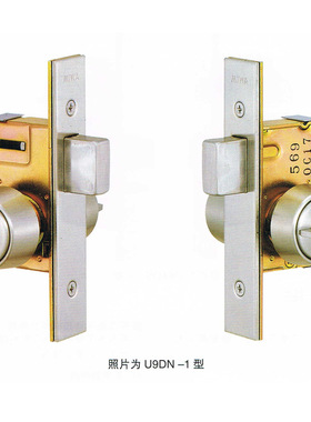 日本MIWA DN窄框铝合金木门钢制门辅助锁单舌进口管道井锁小而精