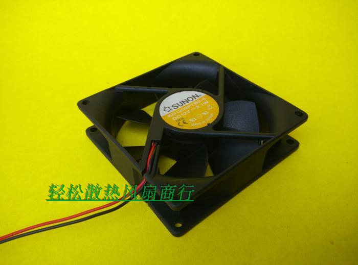 原装台湾建准 SUNON KD1209PTB2-6 12V 2.1W 双滚珠2线 散热风
