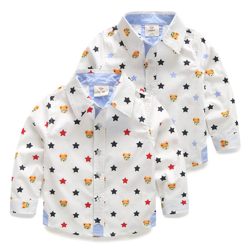 Chemise garcon à manche longue - Ref 2081972 Image 1