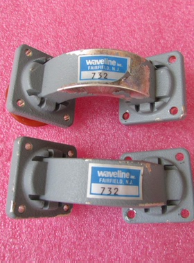 732 WAVELINE INC 90度直角 WR62 12.4-18GHz 波导连接器 转接器