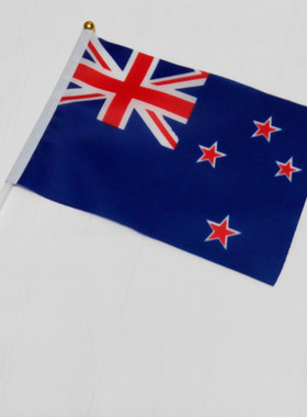 外国旗 世界各国手摇旗 彩旗 新西兰 14*21cm 8号