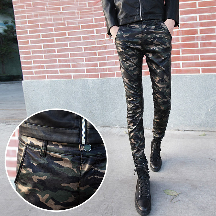 Pantalon cuir homme serré pour jeunesse - Ref 1488920 Image 1