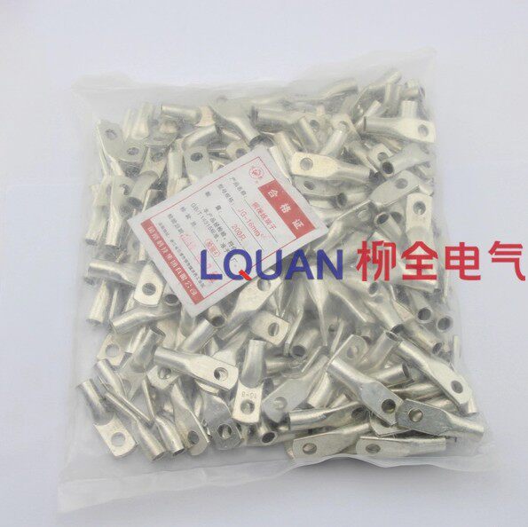 商城保证 JG10-6 200只 船用接线端子 铜鼻子 冷压端头 紫铜