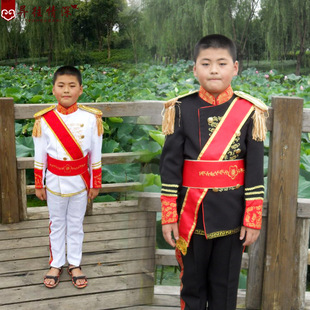 男宫廷王子服鼓乐队号手服装 宫廷装 摄影 大帅服儿童将军欧式 新款