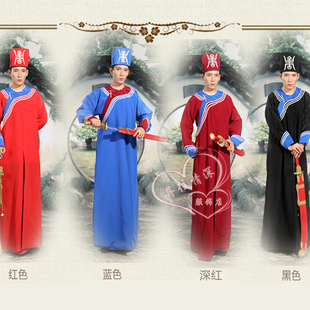 衙役服捕快武生服素剑衣秦腔戏服衙门官差锦衣卫舞台演出戏剧服装