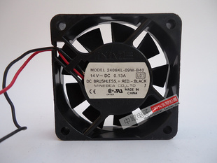 14V 0.13A 2406KL 日本NMB B40 6015 09W 服务器风扇 6CM双滚珠