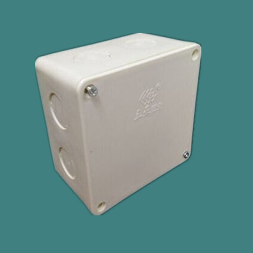 PVC过路盒电线管配件暗盒中间盒接线盒 开关盒弱电布线箱100*100