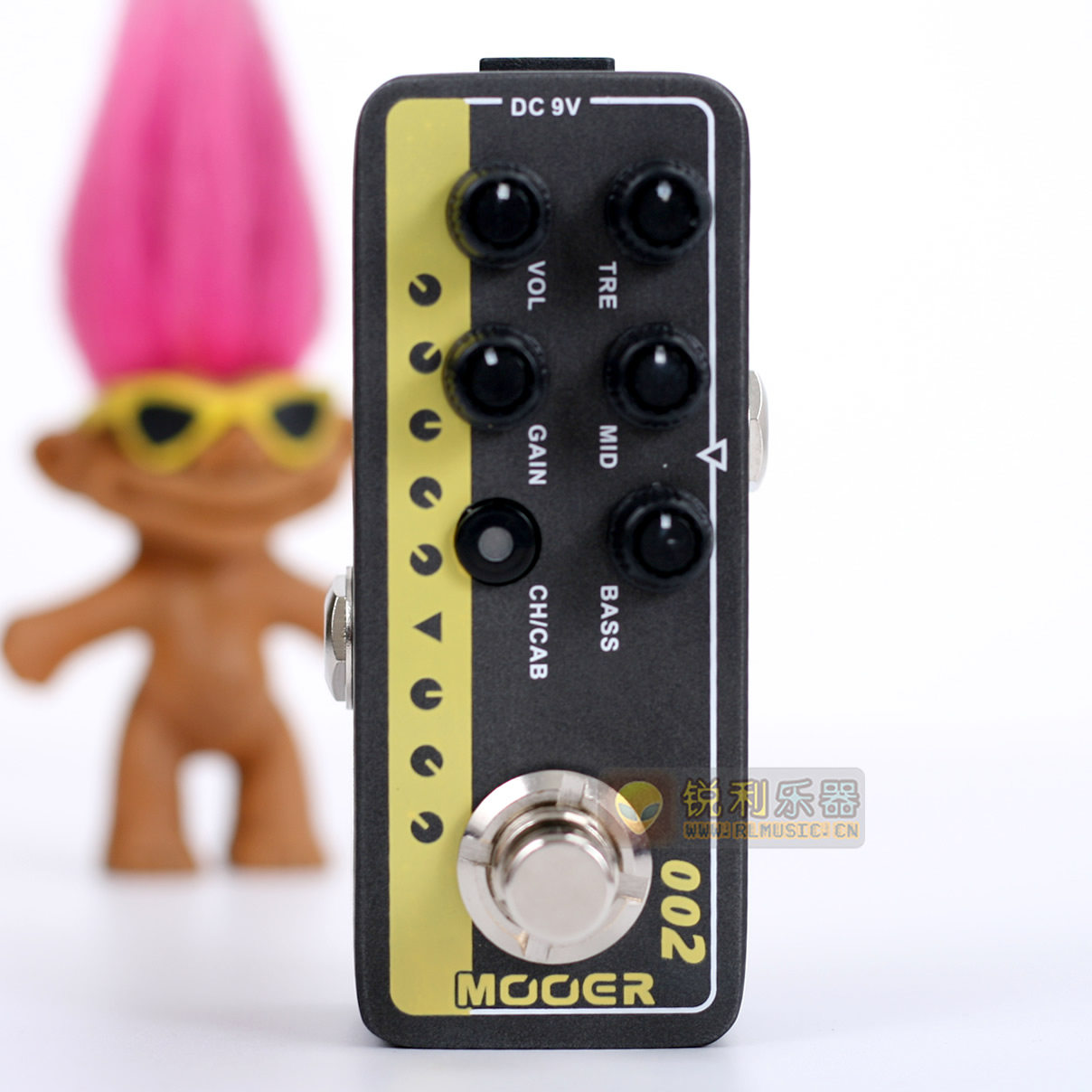 Mooer 002 UK Gold 900魔耳数字前级效果器JCM电吉他音箱模拟单块