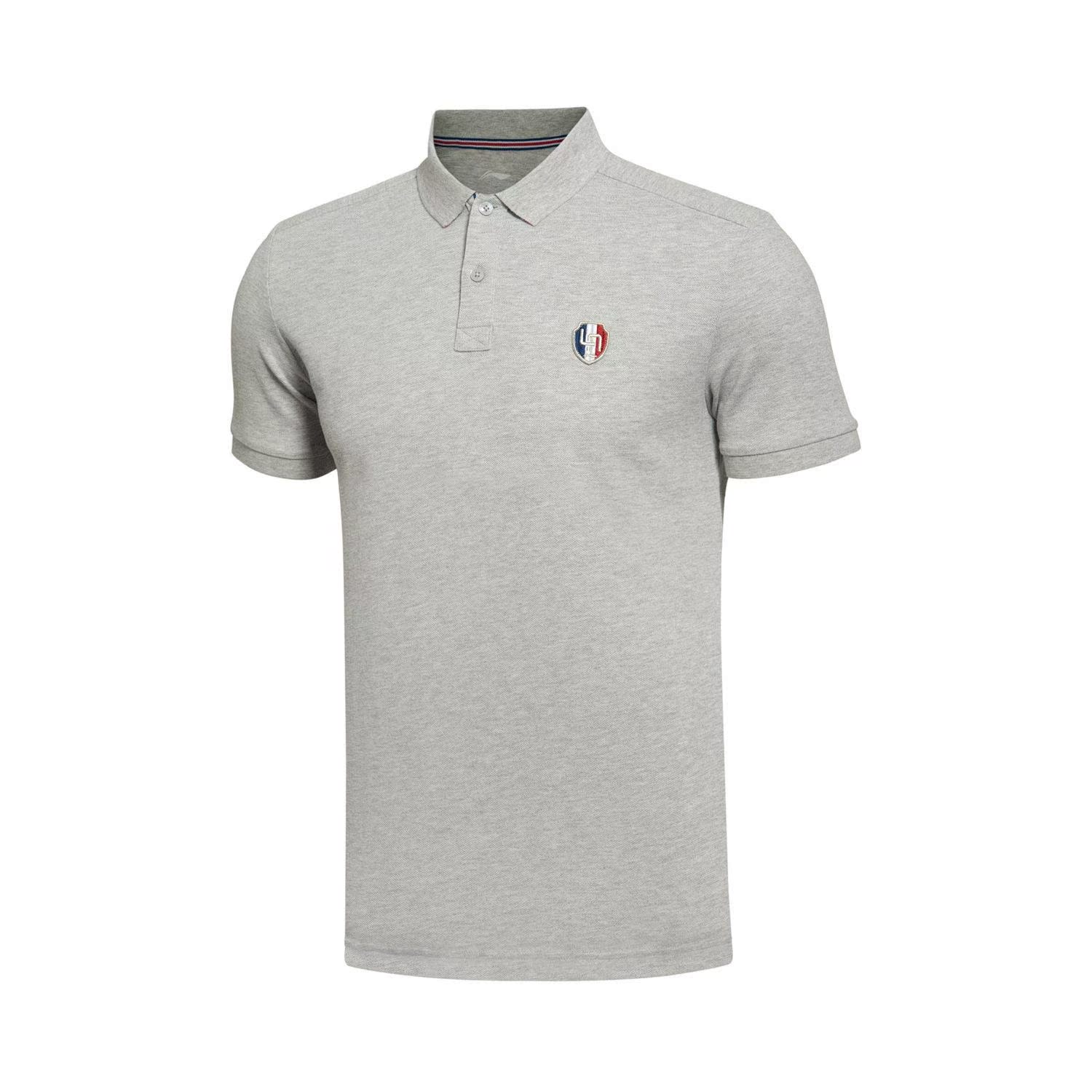 Polo sport homme LINING GPLL013 en coton - Ref 562252 Image 1